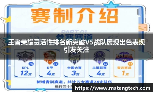 王者荣耀灵活性排名新突破V5战队展现出色表现引发关注